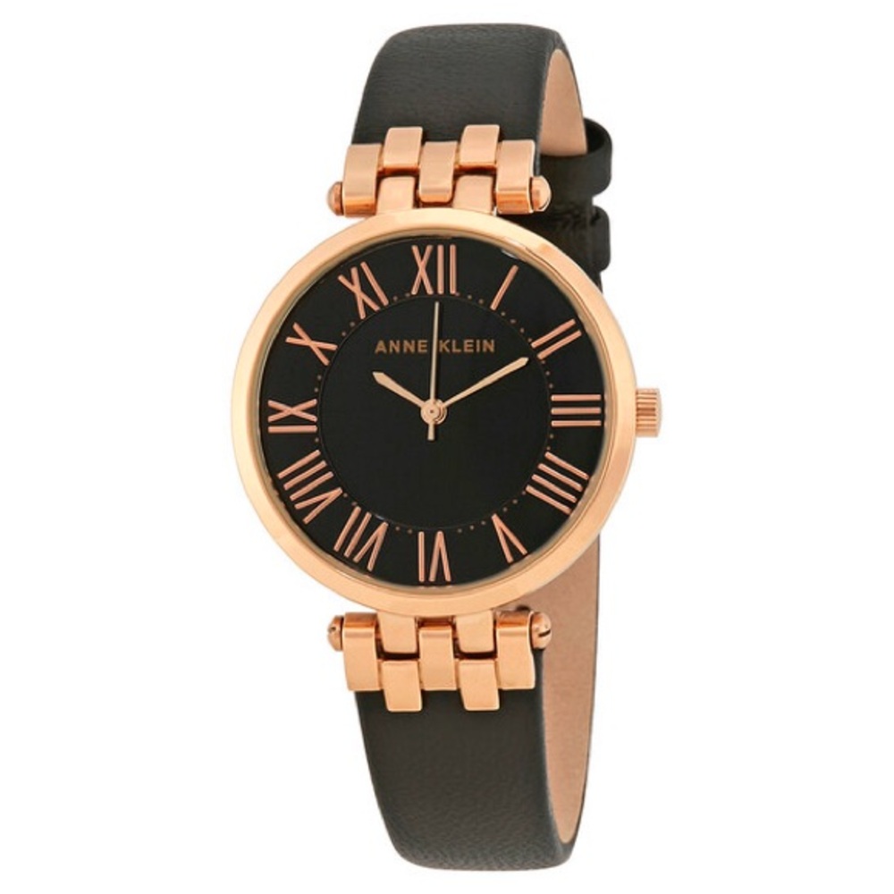 EUC Anne Klein Black Dial Watch